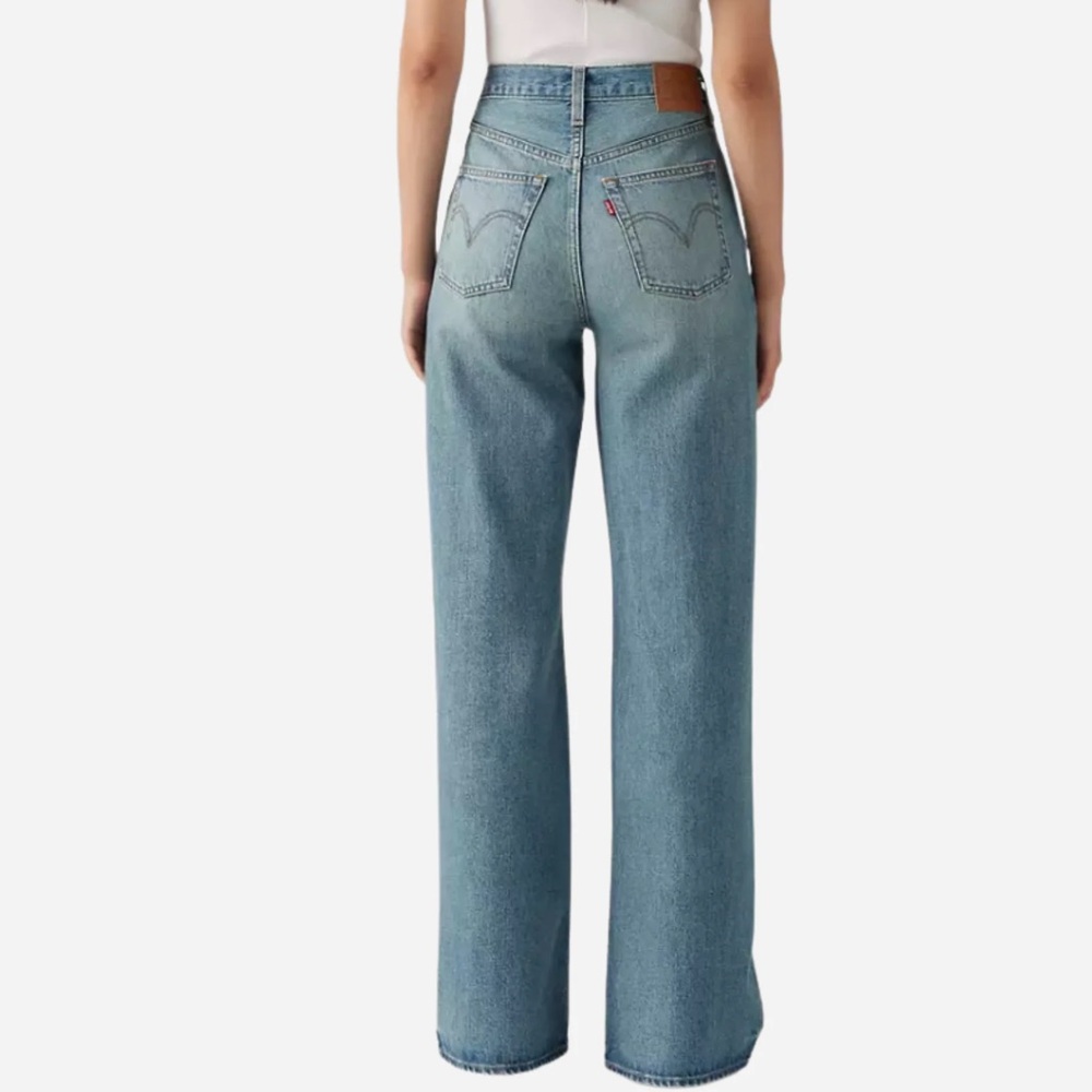 NWT Free People Levi’s Ribcage Wide Leg Jean - Picture 2 of 9